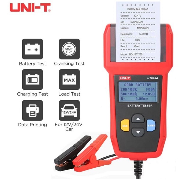 UT675A Battery Tester