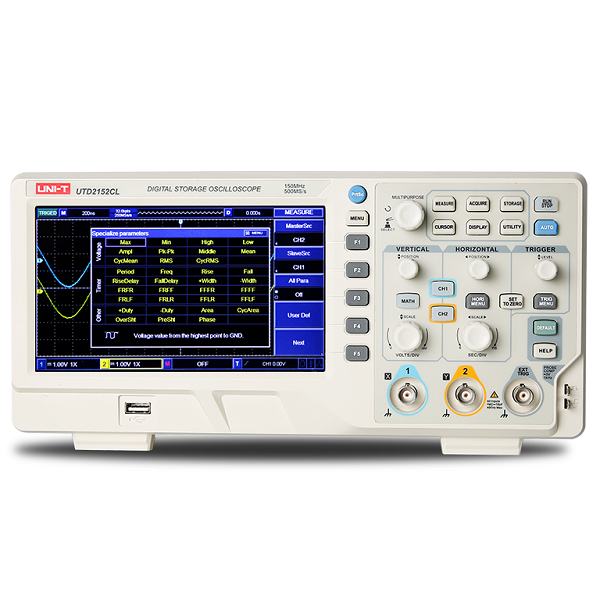 UTD2152CL Dual Channel Digital Storage Oscilloscope 150MHz