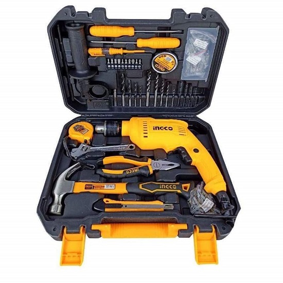 HKTHP11151 115 Pcs Impact Drill Kit, 680W