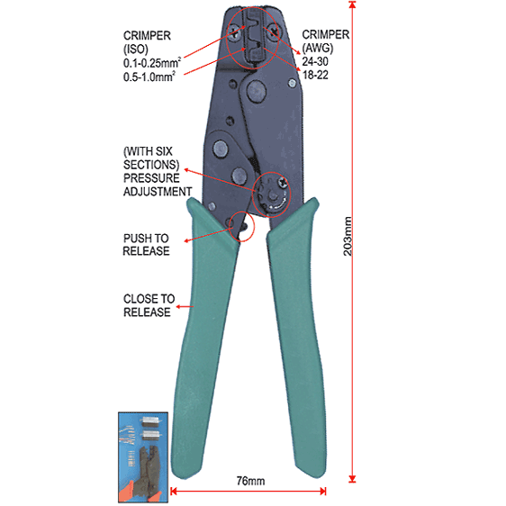 HT-004 Tool For Snap On Terminals 