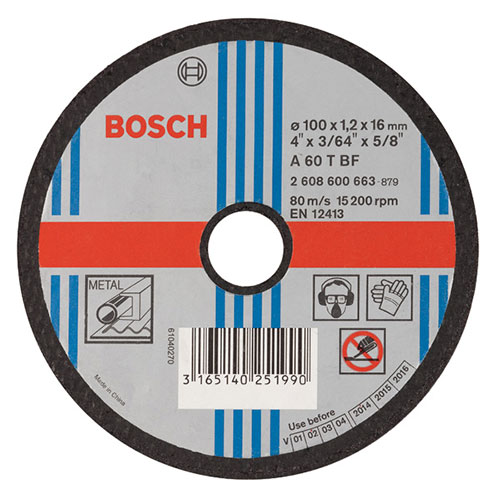 Straight Cutting Disc - Metal,100mm