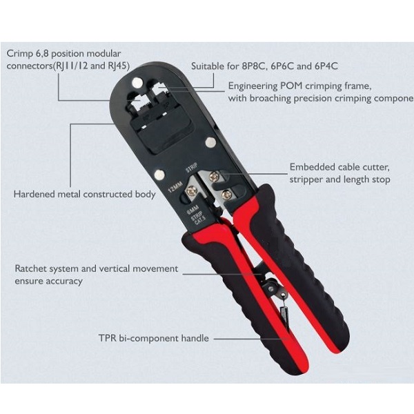 GT 7069 Network Crimping Tool 