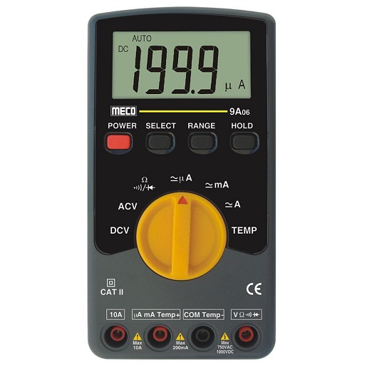 9A06 Digital Multimeter (AC Voltage Range 200mV to 750V)
