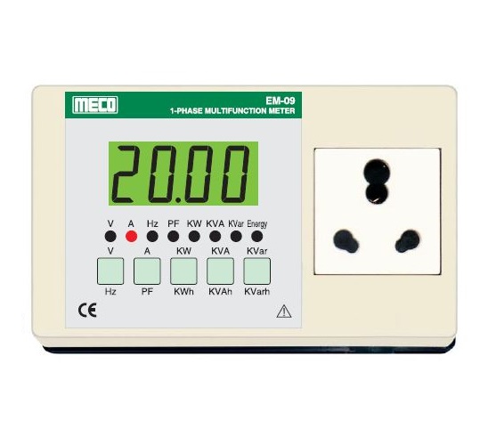 E-09 Multifunction Appliance Meter - TRMS- 20A AC