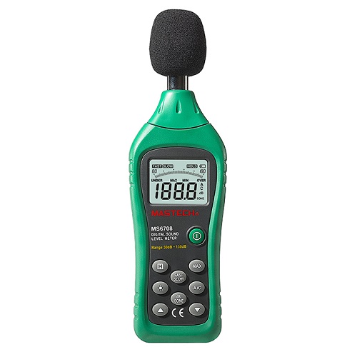 MS-6708 Digital Sound Level Meter (Level Range 30dB-130dB)