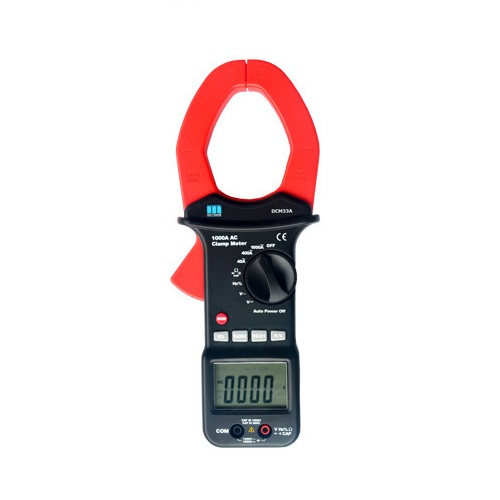 DCM 33A Digital AC Clamp Meter 1000A