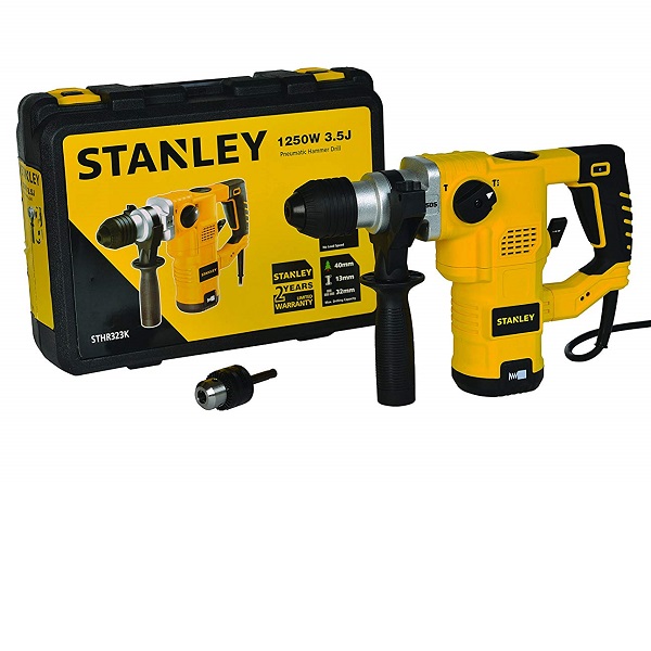 STHR323K- 1250-Watt SDS-Plus Hammer with Kitbox