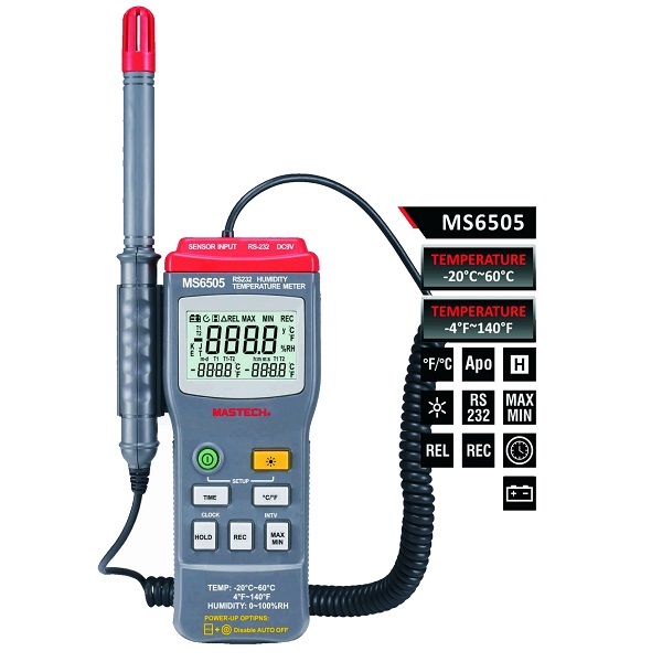 MS-6505 Temperature Humidity Meter